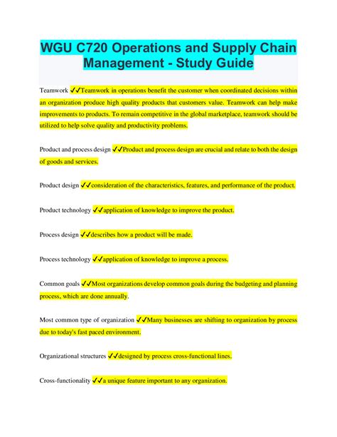 1 <b>study</b> set. . C720 wgu study guide
